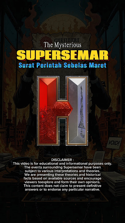 The Mysterious Supersemar Surat Perintah Sebelas Maret | Indonesian History #history