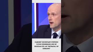 Cabinet Secretary Stephen Flynn Condemns Use of Russian Oil as “Betrayal of Ukraine”#StephenFlynn