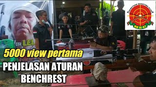Penjelasan Aturan Pertandingan Benchrest