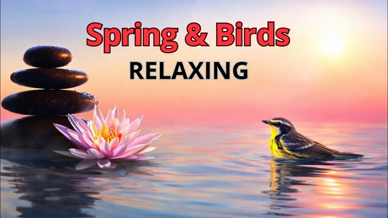 Relaxing Spring Birds and Water Sounds | Peaceful Nature Ambience for Sleep