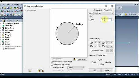 1-D beam with roller support under two element idealization (FEMAP, NX Nastran) Part 8