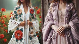 Crochet Coat Designs ( Sharing Ideas) // #Crochetando #Crochetcoat