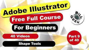 Adobe iIllustrator Shape Tool Tutorial, Shape tool Illustrator, Rectangle Tool, Illustrator Tools