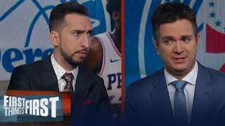'Joel Embiid and Ben Simmons have a maturity problem' β Nick on 76ers | NBA | FIRST THINGS FIRST