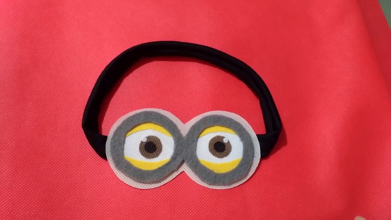 DIY. Como hacer unos anteojos o gafas de Minions. 