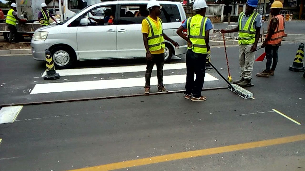 pedestrian walk way painting