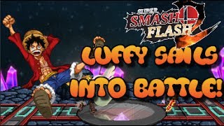 Super Smash Flash 2 Gameplay Luffy Sails Into Battle