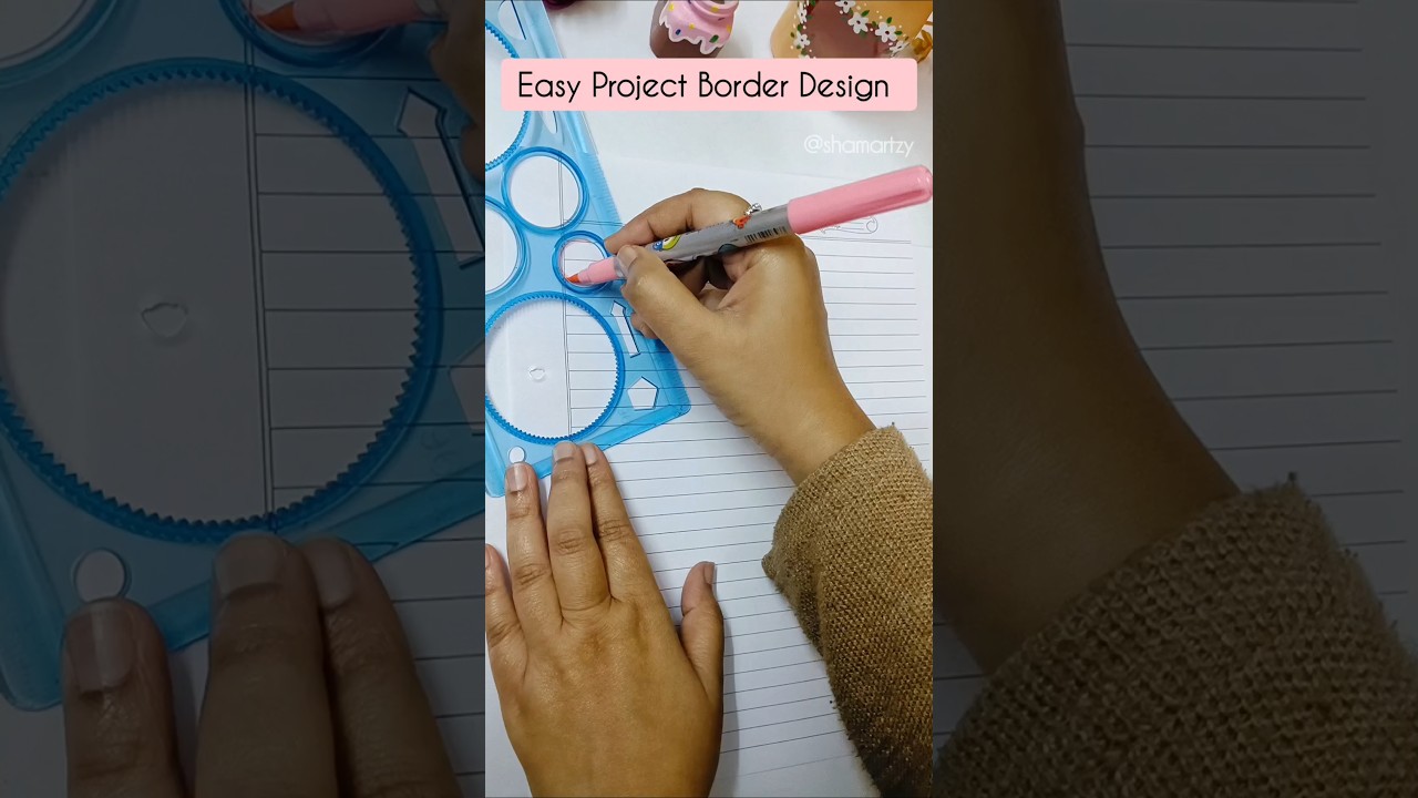 Easy Project Border Design ✍🏻📝