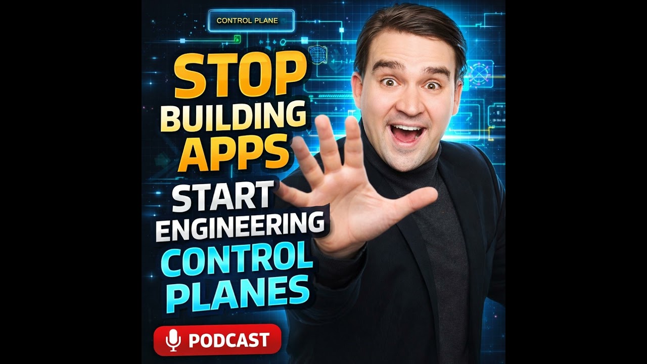 Stop Building Apps, Start Engineering Control Planes