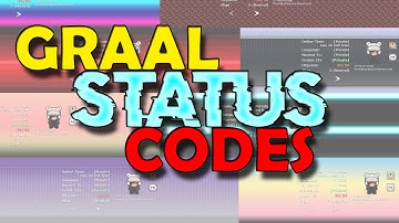 GRAAL STATUS CODES 2020 - GRAAL ERA STATUS CODES - 40+ GRAAL BACKGROUND CODES