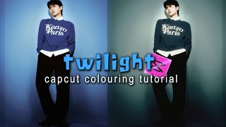 TWILIGHT  CAPCUT COLOURING TUTORIAL