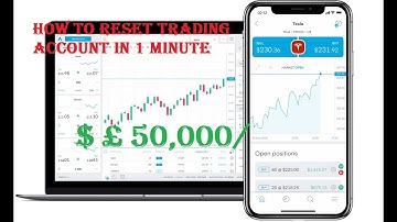 2 easy ways to Reset your Demo Account in Trading212.com for Virtual money to learn Forex trading