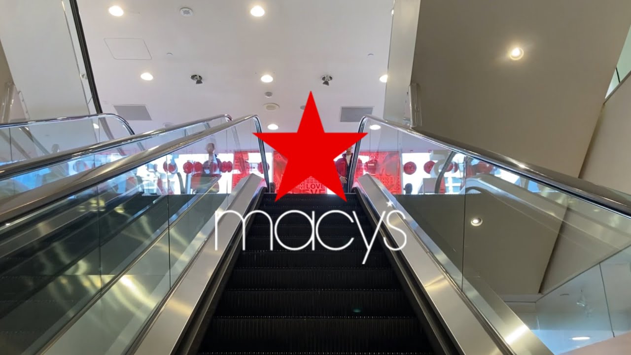 TONS Of Schindler Double-File Escalators - Macy's Union Square - San Francisco, CA