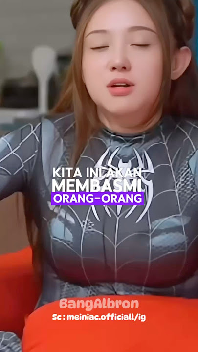 MEISITA DAN BERLLIANA LOVEL COSLPLAY JADI SPIDERMAN!! #meisitalomania #berlianalovel