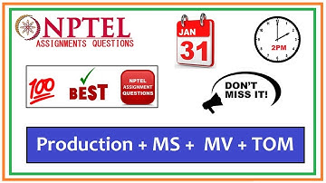 Download NPTEL MV+TOM+MS+Prodn Workbook/Qs 100 Qs series for GATE 2022 | Prepare GATE 2023
