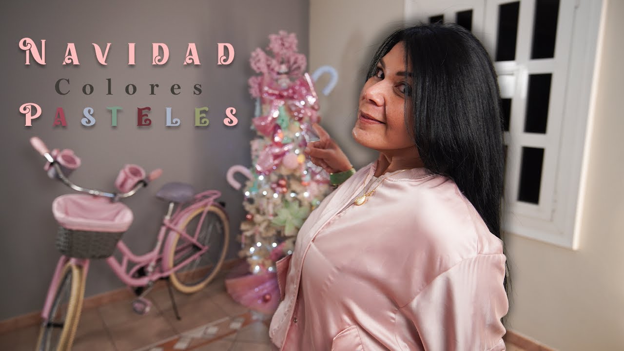 Decoración Navidad 2024: Árbol de Cascanueces colores PASTELES