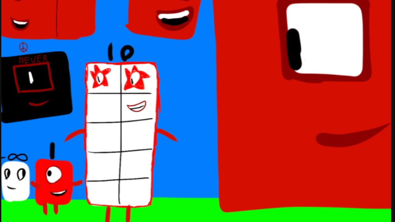 Numberblocks (negative infinity to never) - YouTube