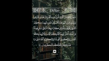 شهر رمضان الذي أنزل فيه القرآن #سورة_البقرة #عمير_شميم #حامل_القرآن #إسلاميات #قرآن #شهر_رمضان