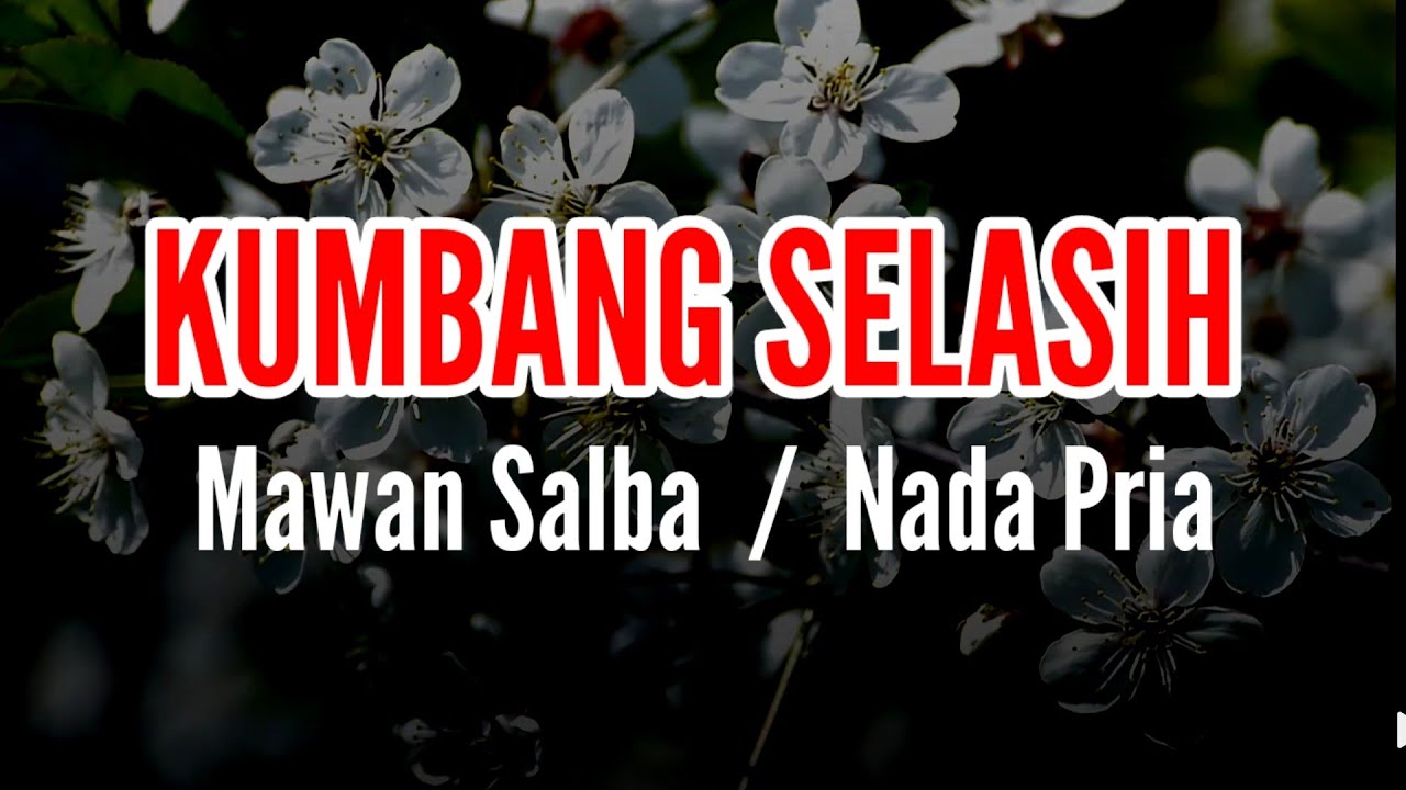 KUMBANG SELASIH (nada pria) cipt, mawan salba - lagu lampung karaoke