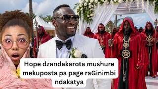 Hope dzandakarota mushure mekuposta pa page raGinimbi  ndakatya