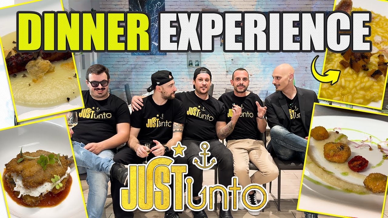 ABBIAMO CREATO un EVENTO PAZZESCO insieme al RISTORANTE UNTO | YouTube Dinner Experience