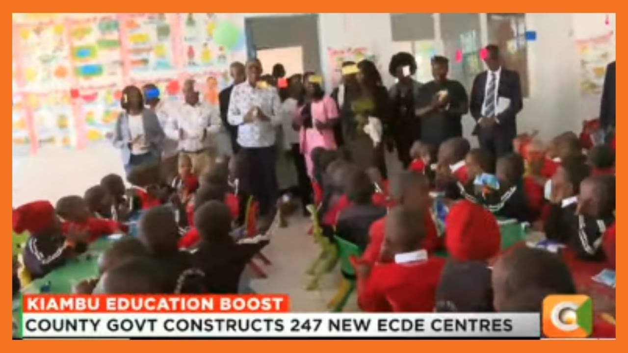 County government constructs 247 new ECDE centres - YouTube
