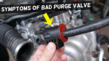 How do you clean an EVAP purge valve?
