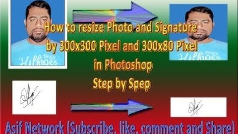 How To Resize Photo,Signature, and Other Document For SSC and Railway application by Asif Network