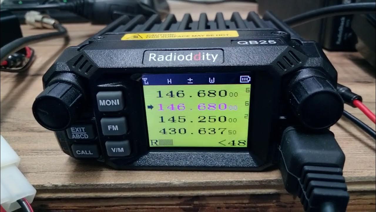 Radioddity QB25 squelch not working YouTube