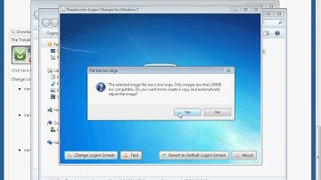 How to change your WINDOWS 7 login screen no major downloads
