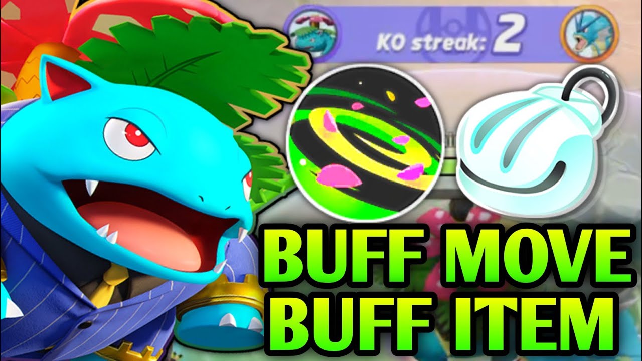 Buffed Shell Buffed Petal Dance Venusaur with Buffed Shell bell is totally immortal ...
