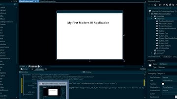 Modern UI for WPF sample