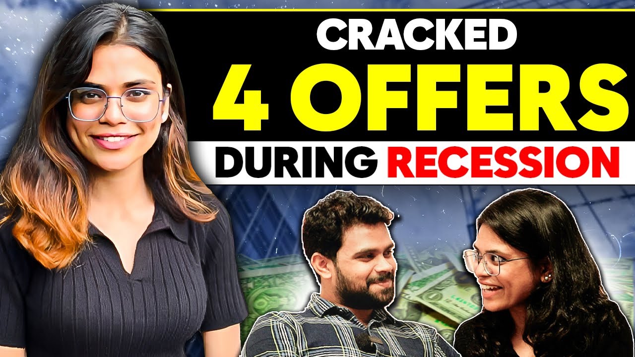 How She Cracked 4 Offers During Recession | Resume Building and LinkedIn Referrals