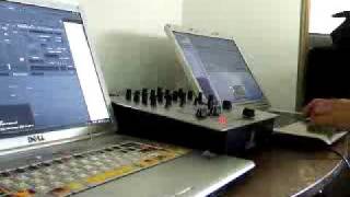 testing the new beheringer dx626 mixer