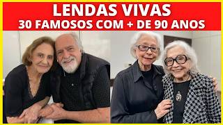 30 ATORES E ATRIZES VETERANOS DA GLOBO COM MAIS DE 90 ANOS