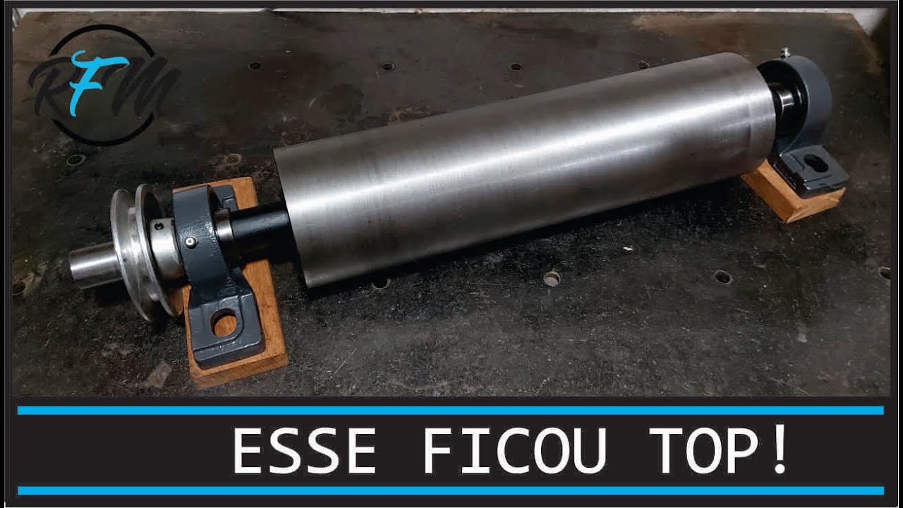 Cilindro lixadeira de rolo