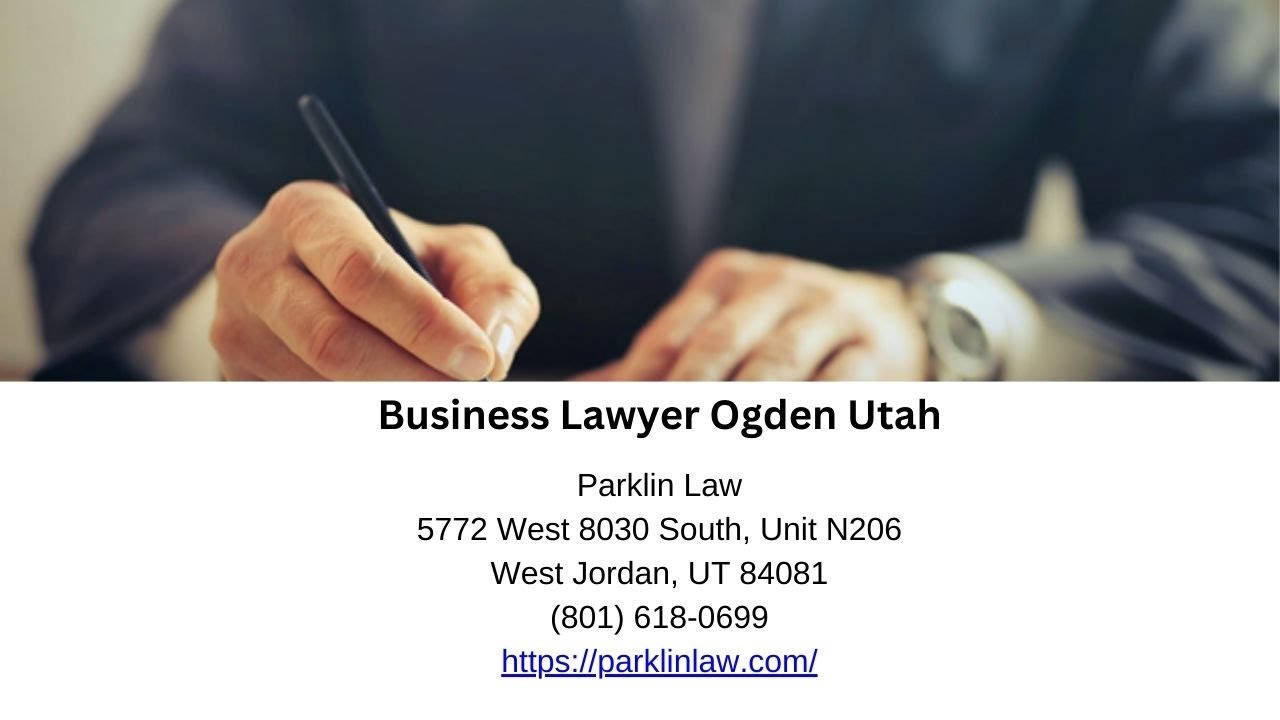 Business Lawyer Ogden Utah YouTube