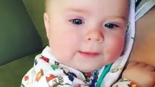 Baby yawning🥱 sounds cute🤗