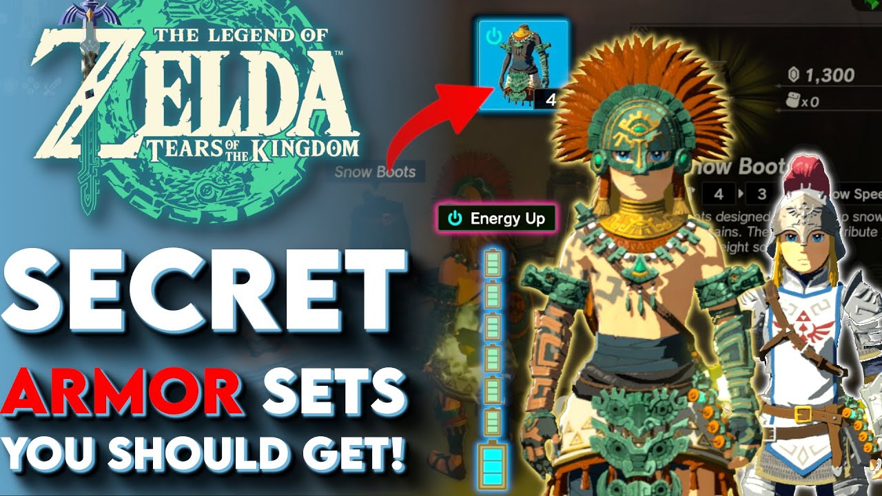SECRET Armor Sets You NEED in Zelda Tears of the Kingdom! - (TOTK Tips