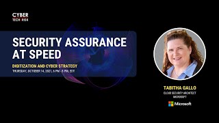 Security Assurance at Speed - Tabitha Gallo, Microsoft screenshot 2