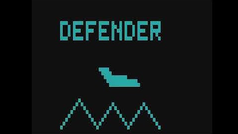 Defender - (198x) - APF Imag Machine - gameplay