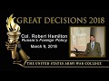 Great Decisions 2018 - Russia's Foreign Policy - Col. Robert Hamilton