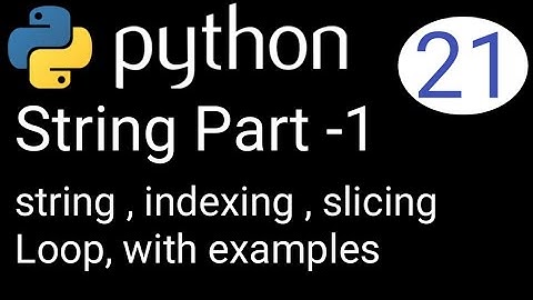 21 #string#indexing#slicing#examples#logical programs#python series#in easy hindi ☺️😊
