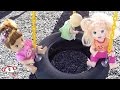 Baby Alive Playpark Fun! Twisty Slide, Swings, Trampoline, Picnic, Wagon Ride and Diaper Change!