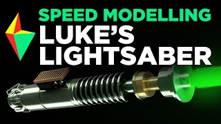 Speed Modelling | Luke's Lightsaber (ROTJ)