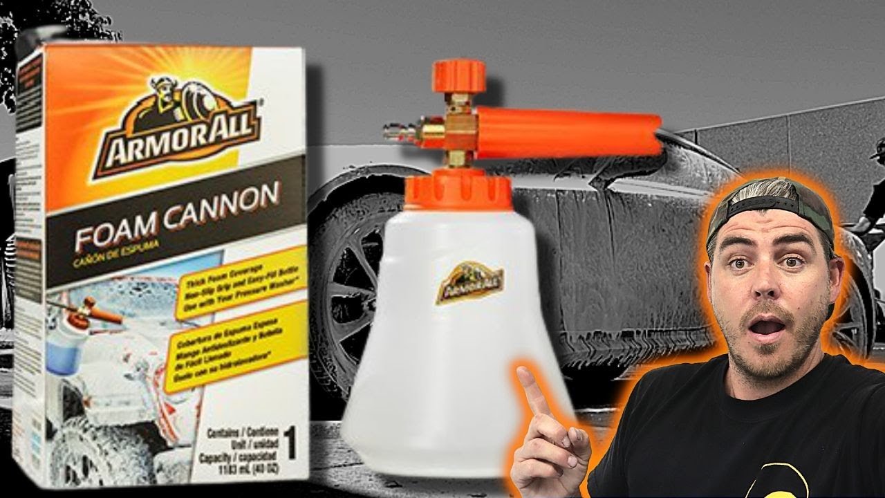 Armor All 2-in-1 Foam Cannon Kit, Car Cleaning Kit Connects to