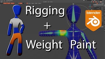 Blender For Beginners Tutorial: Part 6: Rigging and Weight Painting