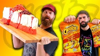 60lb Flamin' Hot Cheetos Cheesecake - Epic Meal Time