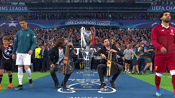 2CELLOS performance at the 2018 UEFA Champions League Final