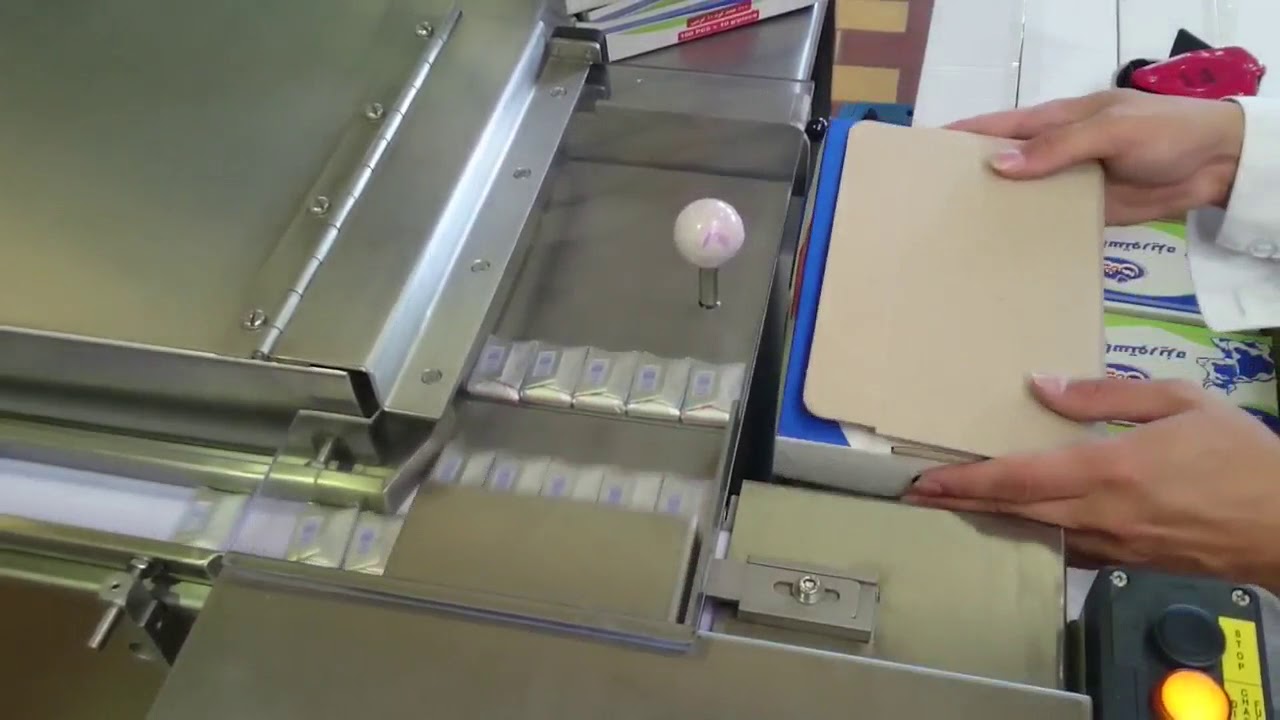 Butter mini portion semi automatic cartoning machine YouTube